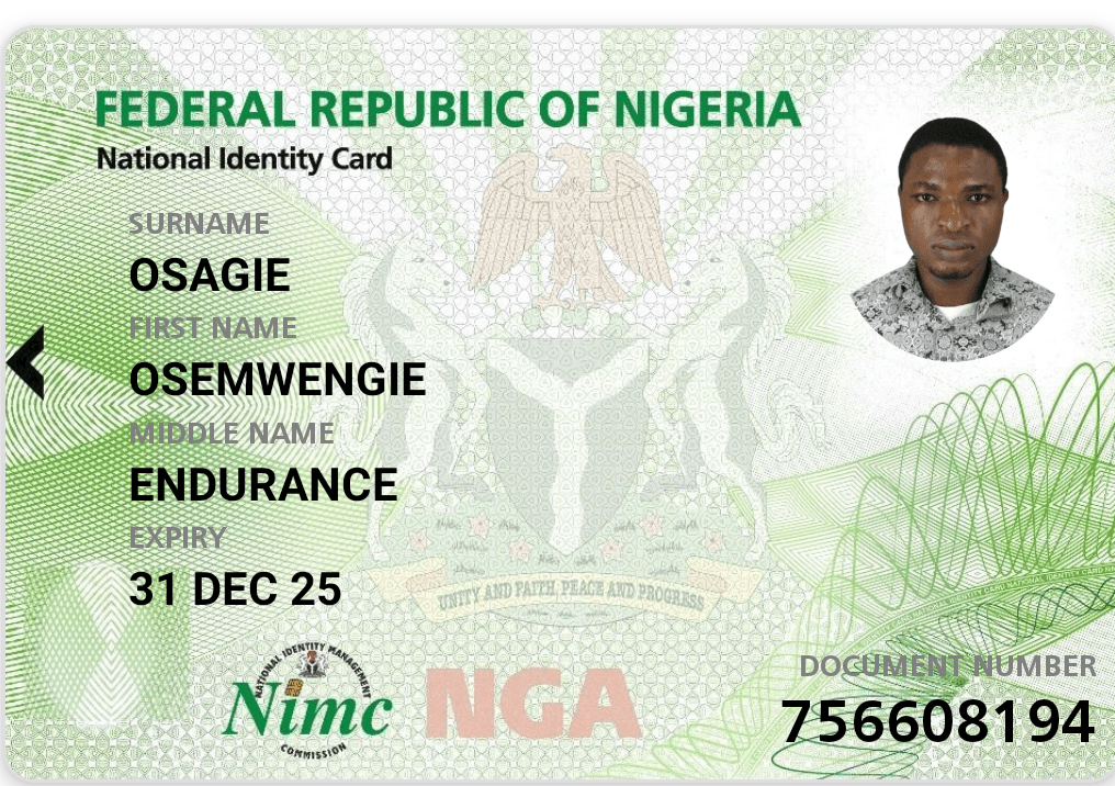 how to download national ID card in Nigeria